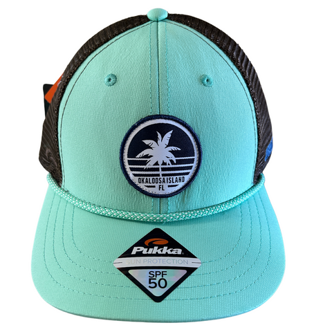 Islanders Palm Tree Patch Trucker