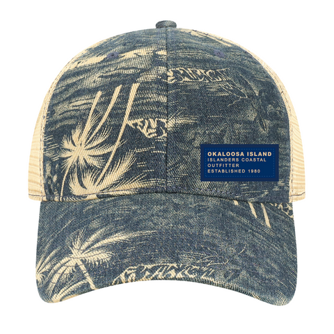 Islanders Denim Palm Trucker