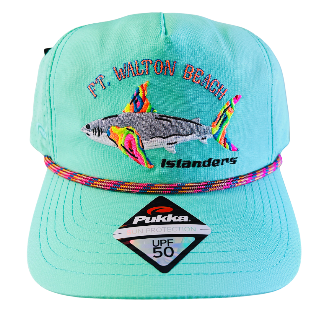 Islanders Hippie Shark UPF 50 Snapback