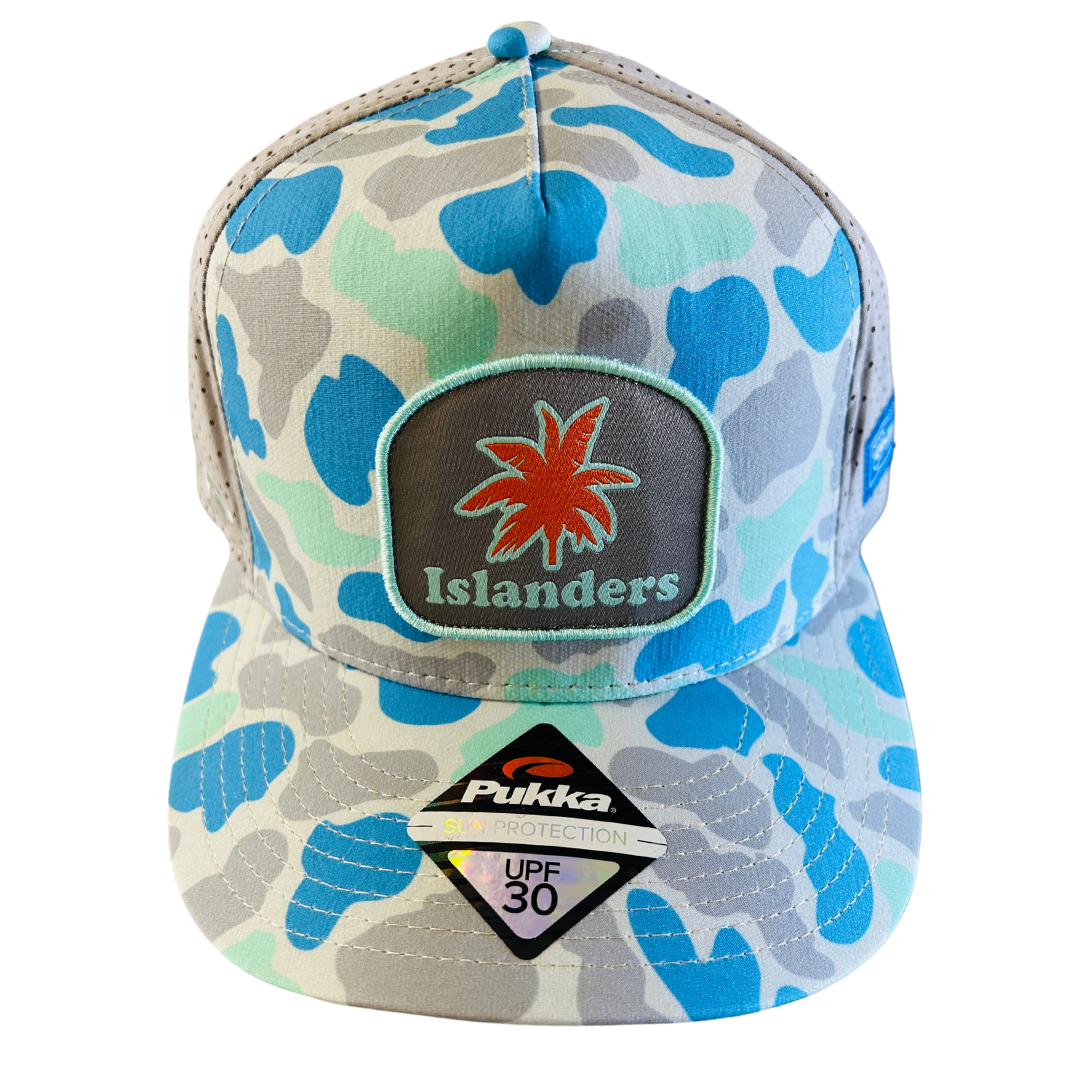 Islanders Coastal Camo Trucker