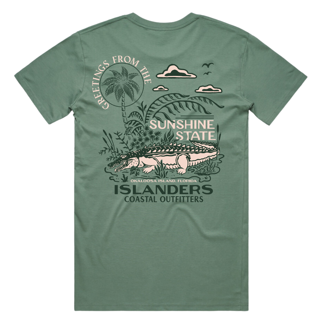 Islanders X Stoefs Sunshine Gator Tee