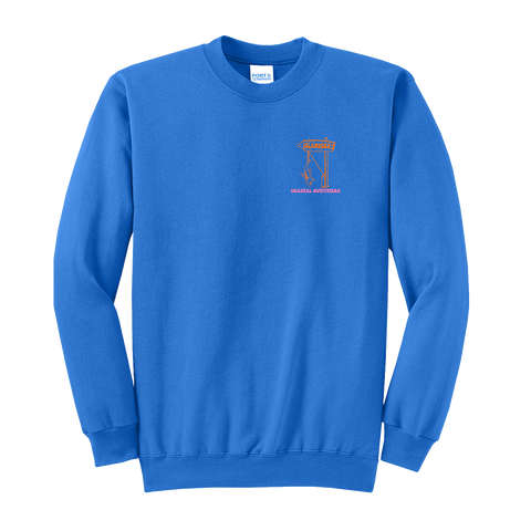 Islanders Tiki Retro Ad Crew Sweatshirt - Royal Blue