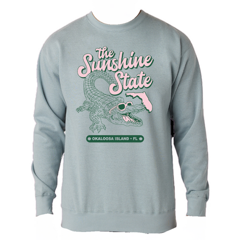 Islanders Sunshine State Crew Sweatshirt - Agave