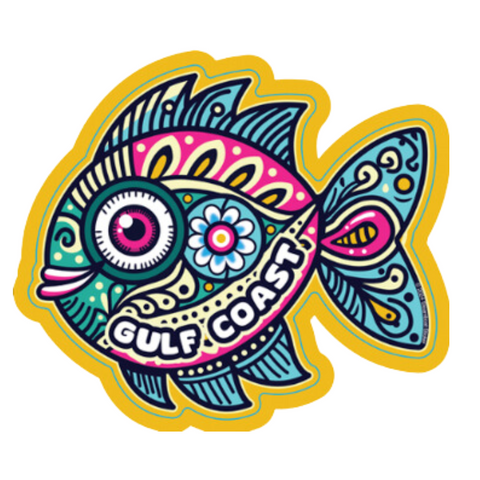 Gulf Coast Fish Mini Sticker