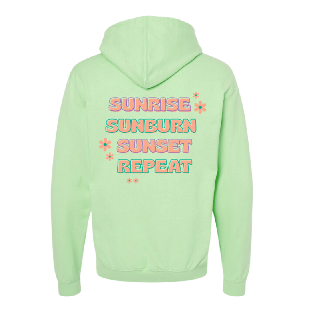 Islanders Sunrise Sunset Crew Hoodie Sweatshirt