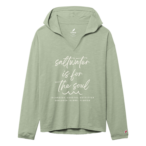 Islanders Saltwater is for the Soul Slub Hoodie