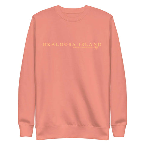 Islanders Simple Okaloosa Island Sweatshirt - Dusty Rose